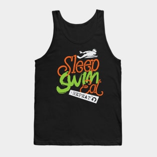 Sleep Eat Swim Repeat Tank Top